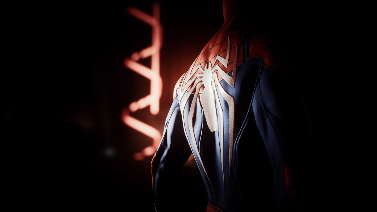 Spiderman Back Spider Logo 4k