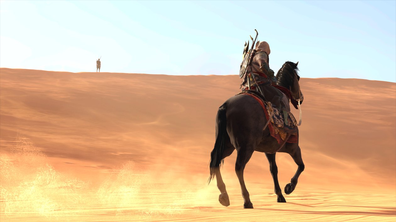 Assassins Creed Origins Sand Horse 4k