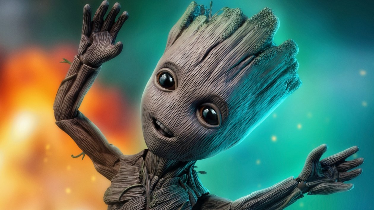 Baby Groot 4k 2018