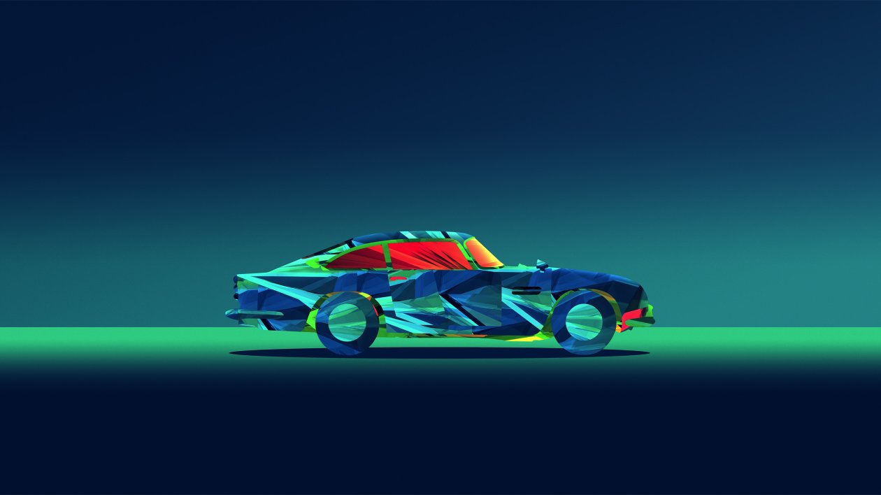 Abstract Car Facets Justin Maller