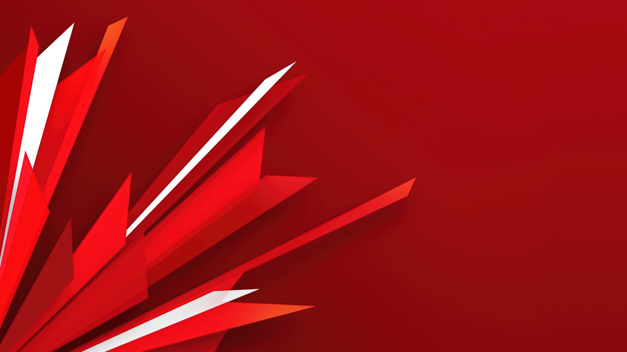 Abstract Red Shapes 5k