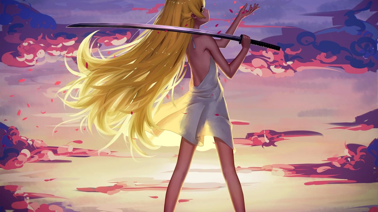 Long Hair Blonde Looking Back