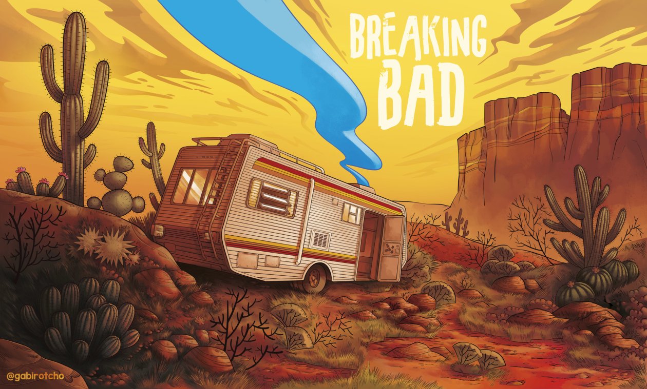 Breaking Bad Van Artwork