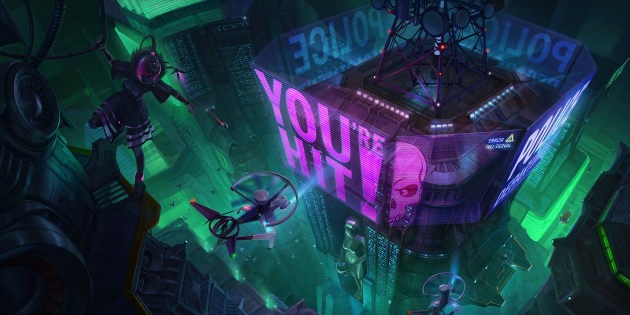 Hologram City Cyberpunk 8k