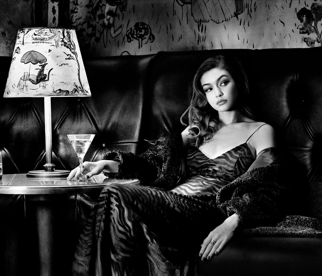 Gigi Hadid 2019 Monochrome