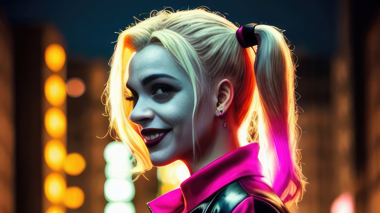 Harley Quinn Smile 4k