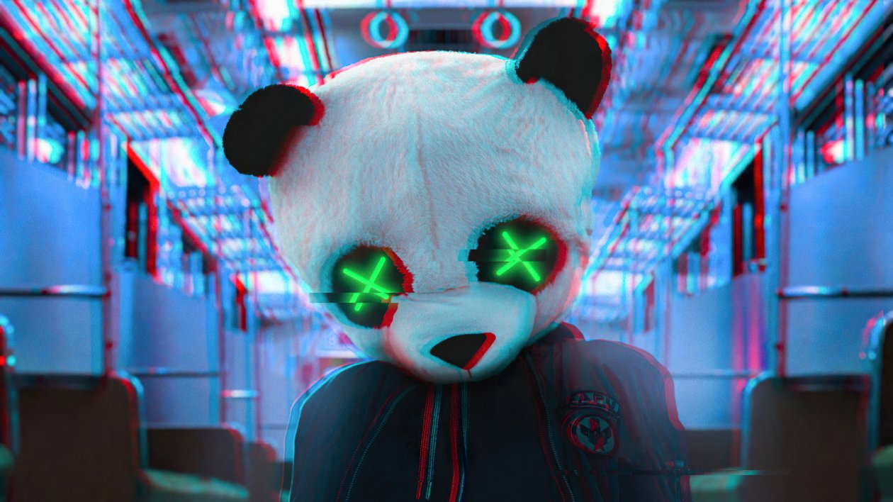 Panda Face Mask Train