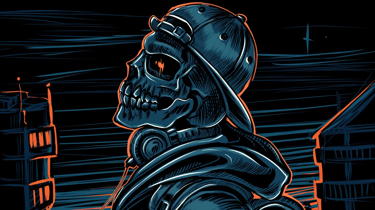 Skull Cap Jacket 4k