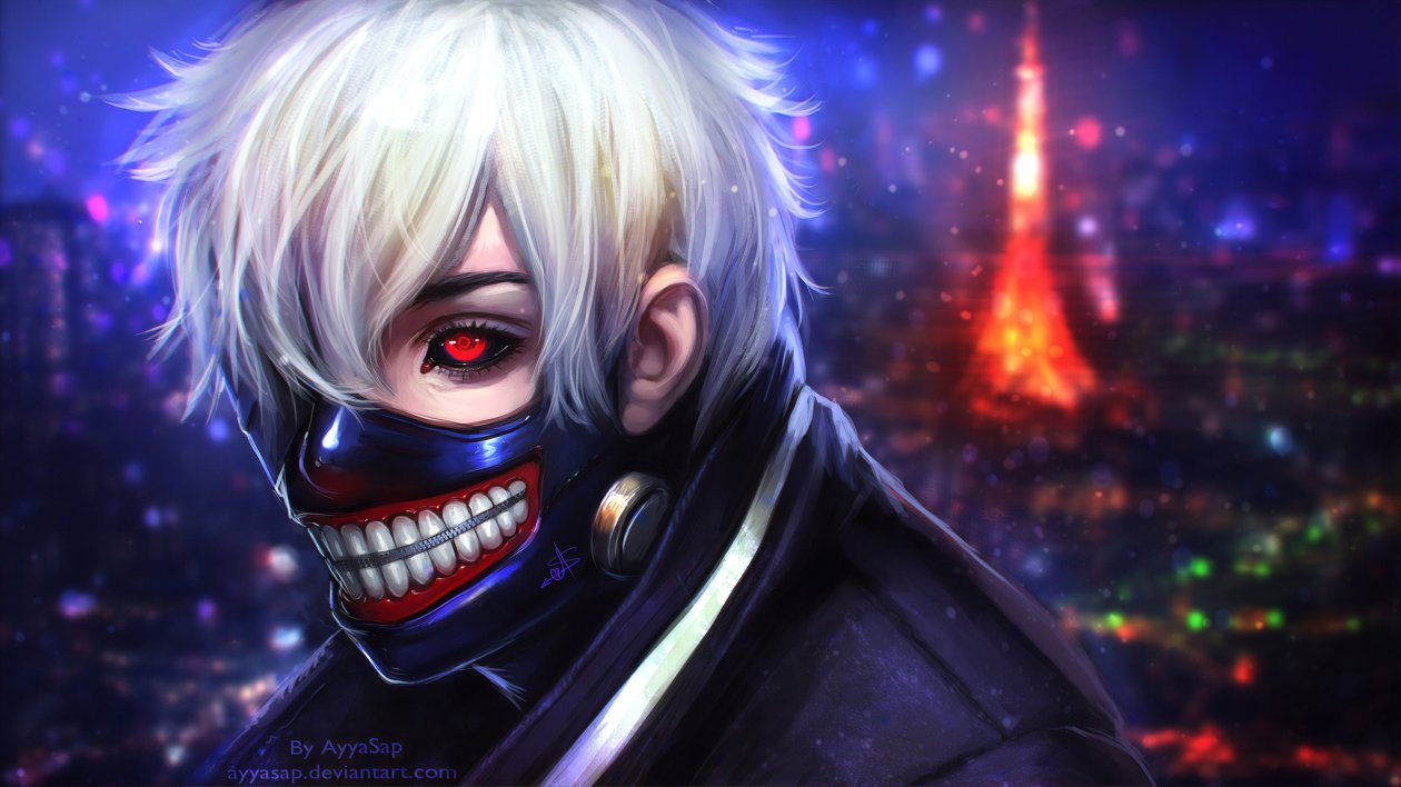 Tokyo Ghoul Kaneki Ken Art 4k