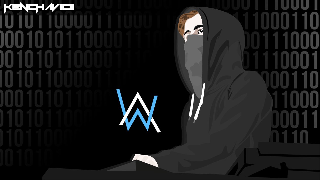 Alan Walker Minimalism 5k