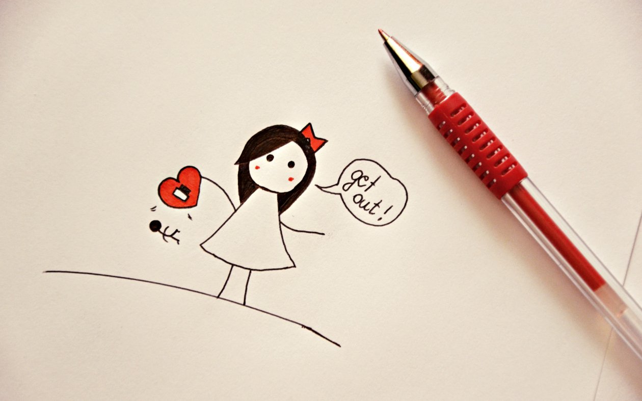 Love Heart Drawing