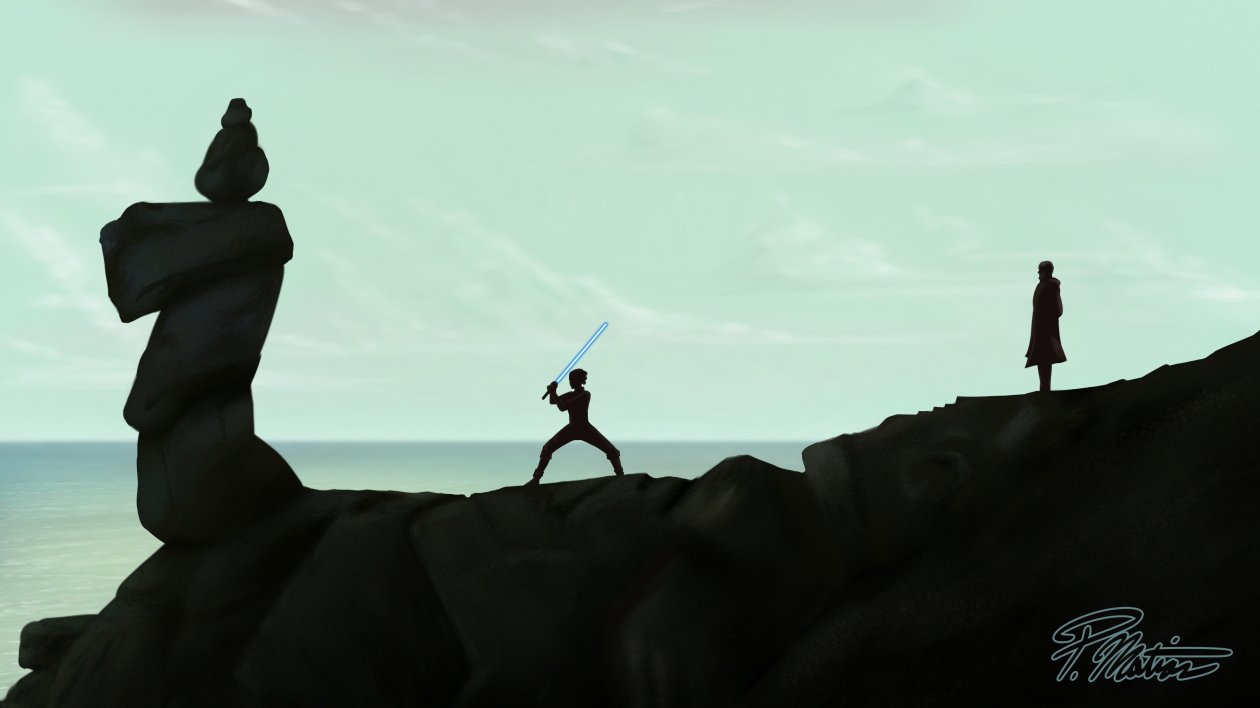 Rey Training Artwork