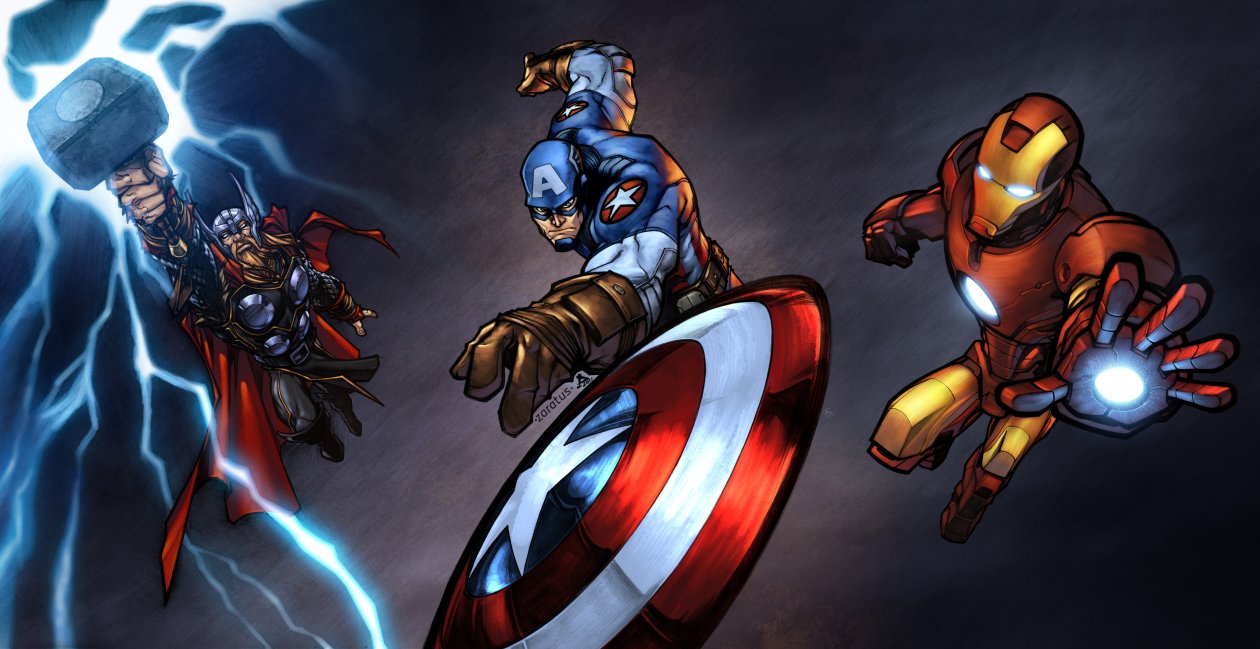 Iron Man Captain America Thor 10k