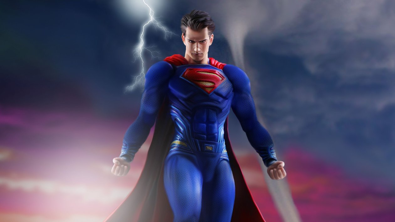Superman Flying