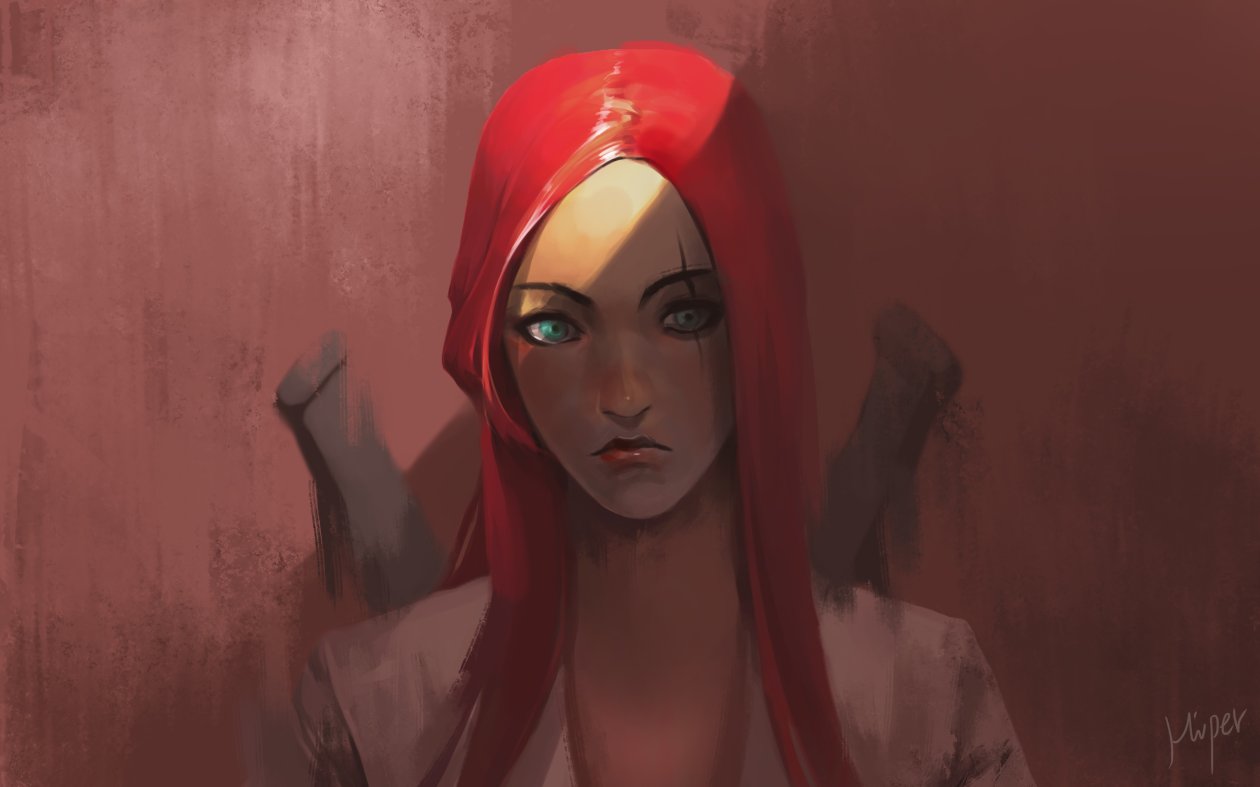 Katarina League Of Legends Artwork