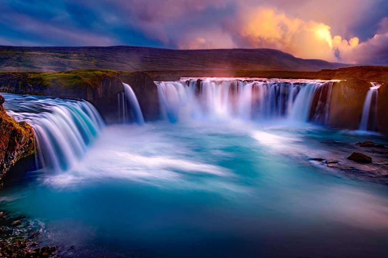 Gooafoss Iceland Waterfall