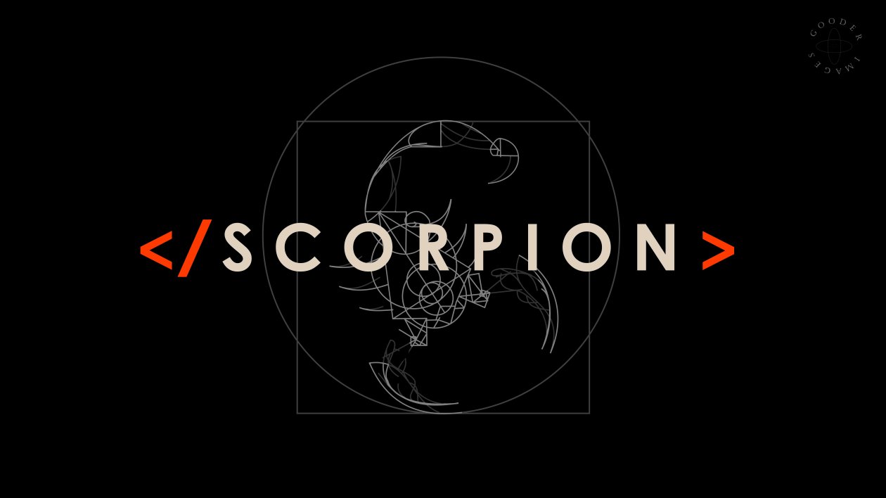 2017 Scorpion Tv Show Logo