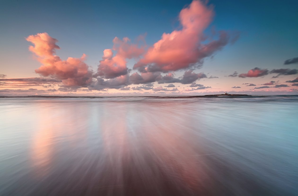 Colorful Sea Sky Clouds Hd