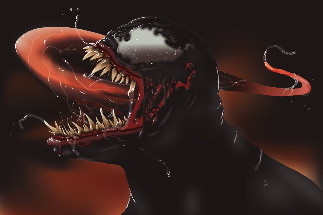 Venom Illustration 4k New