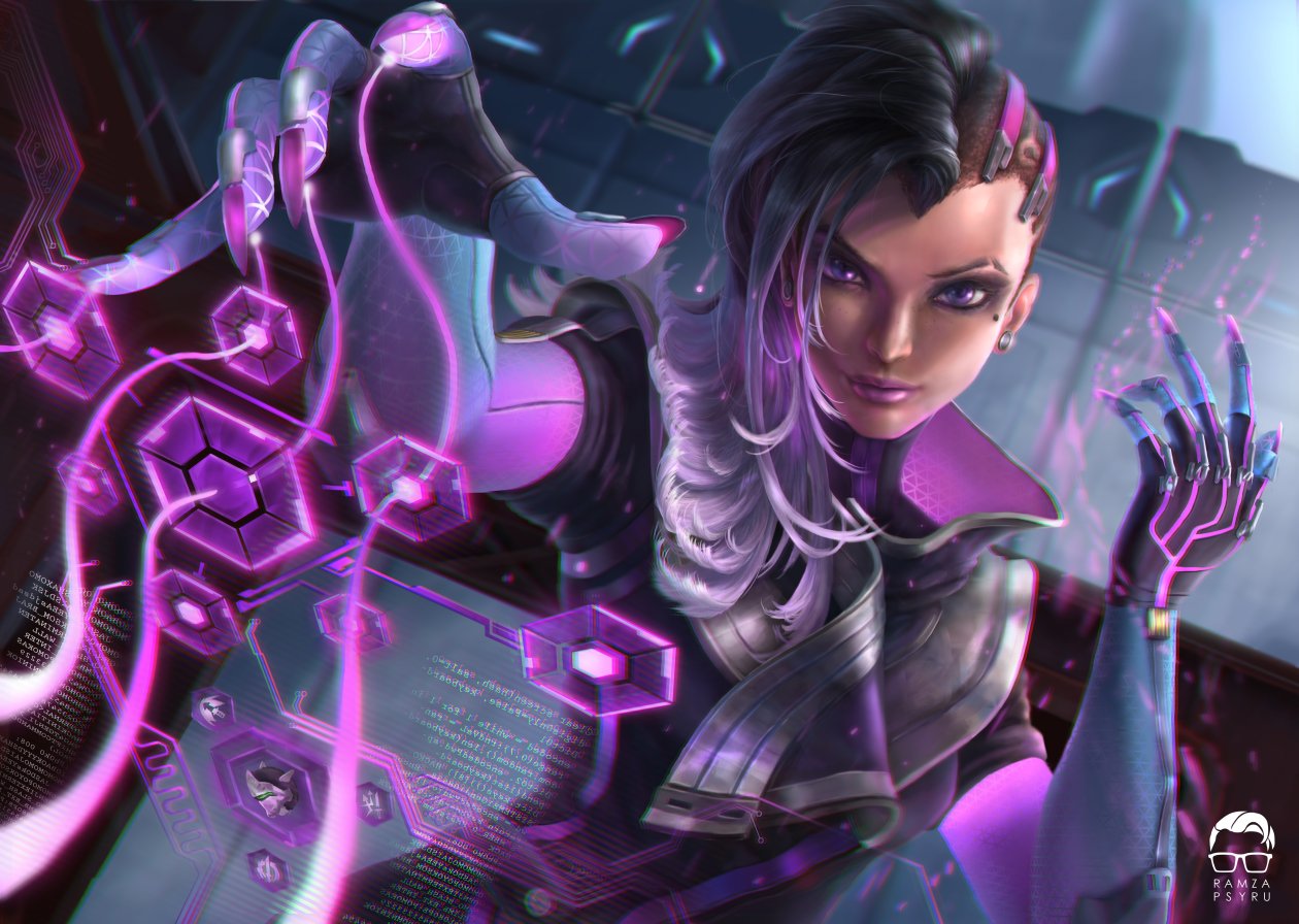 Sombra Overwatch Art 5k