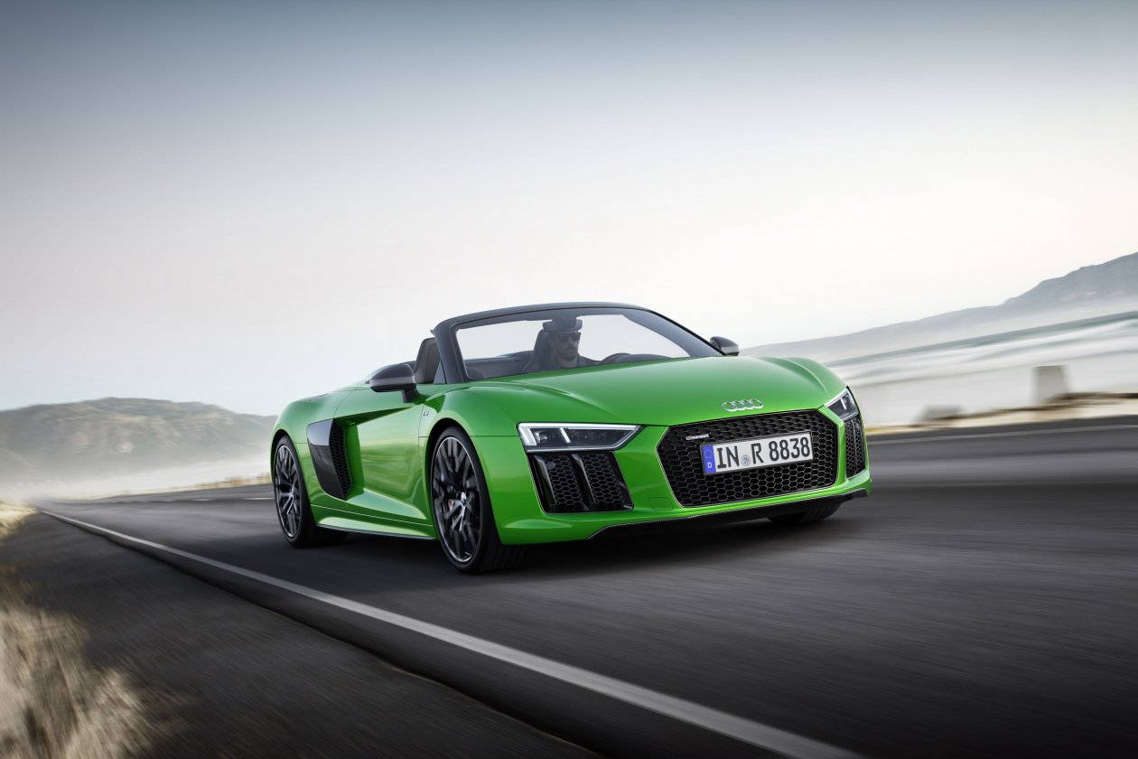 Green Audi R8