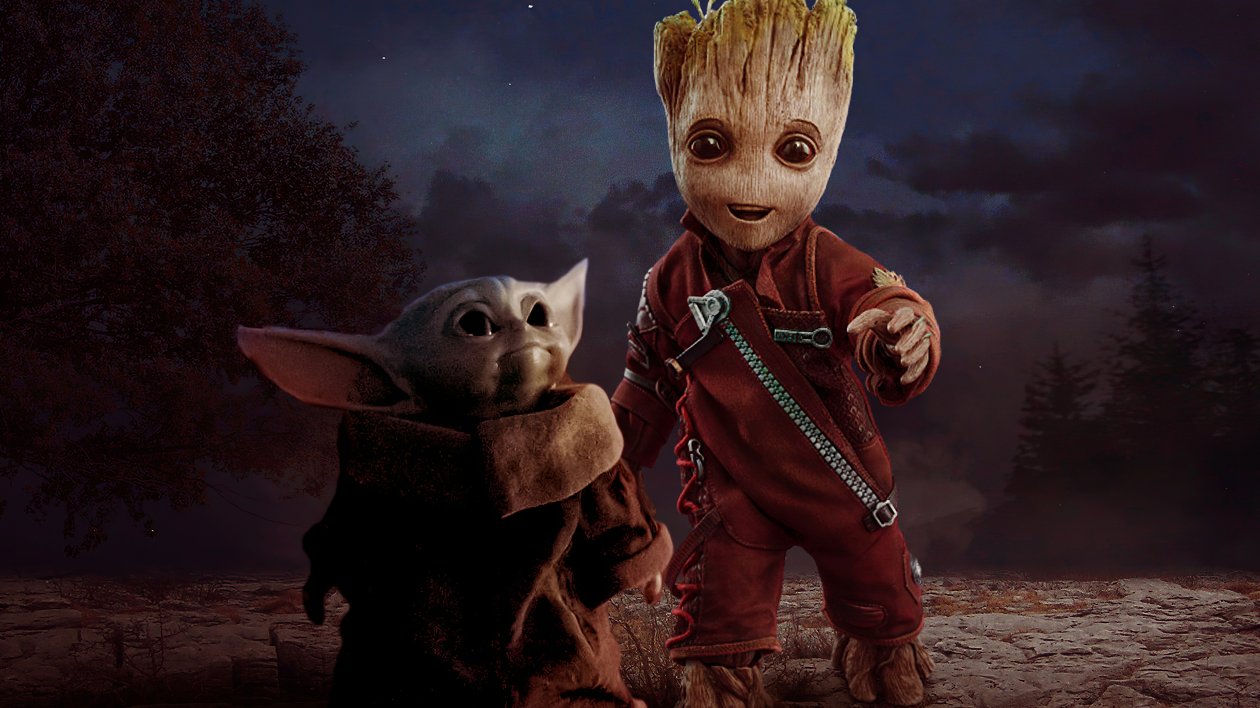 Baby Yoda And Baby Groot