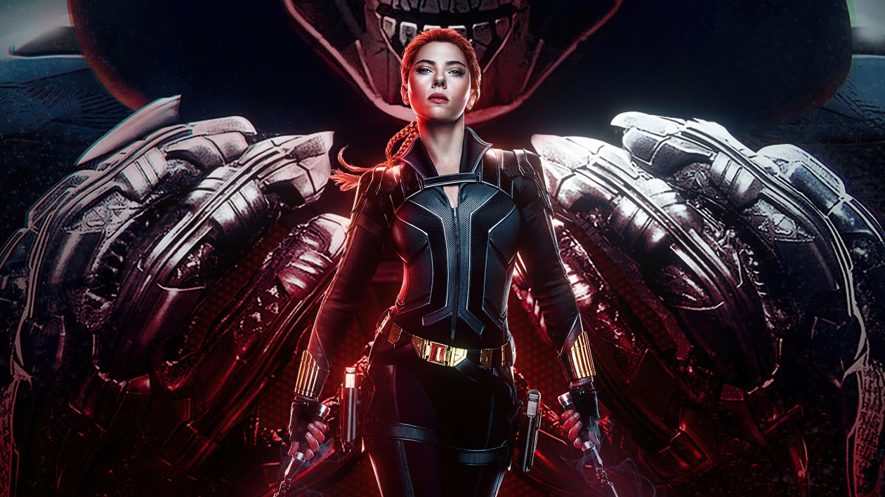 Black Widow Poster Design 4k
