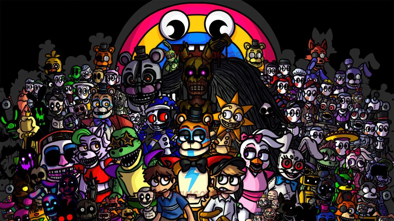 Cartoons Characters Mashup 4k