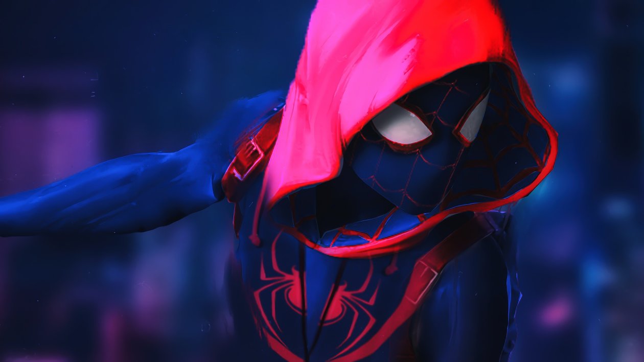 SpiderMan Into The Spider Verse Movie 4k Movie Artwork