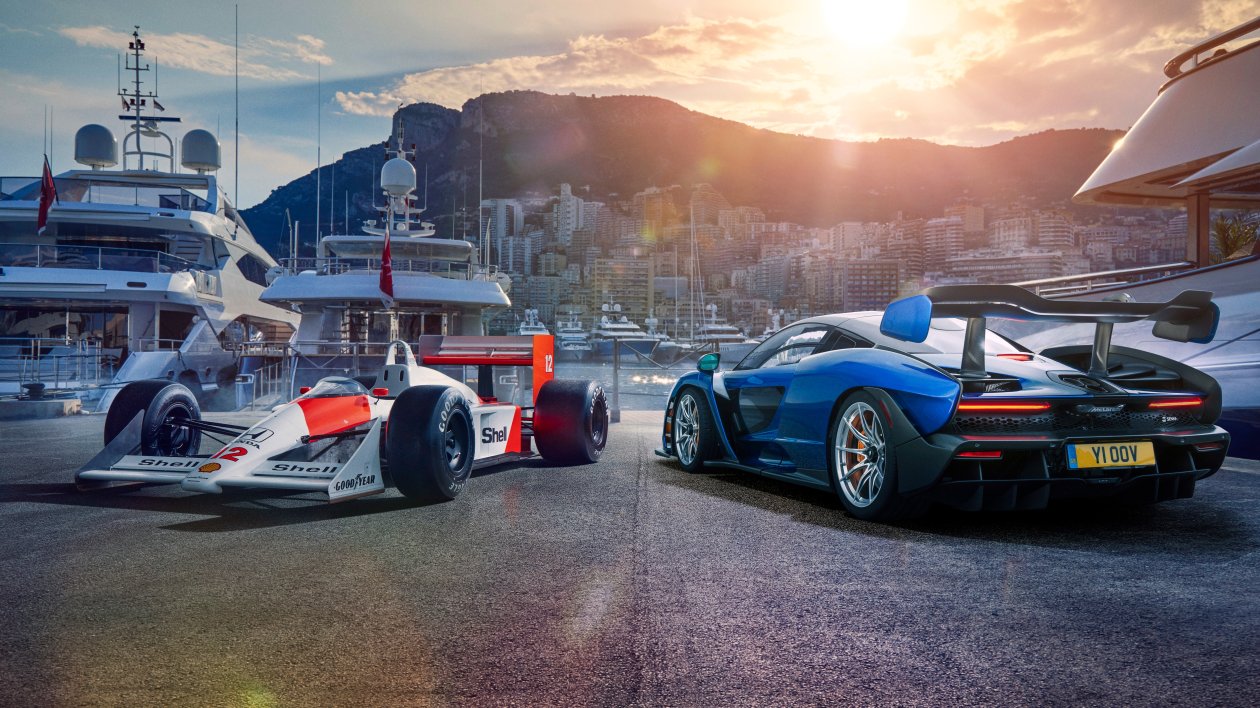 Honda F1 And Mclaren Senna 5k
