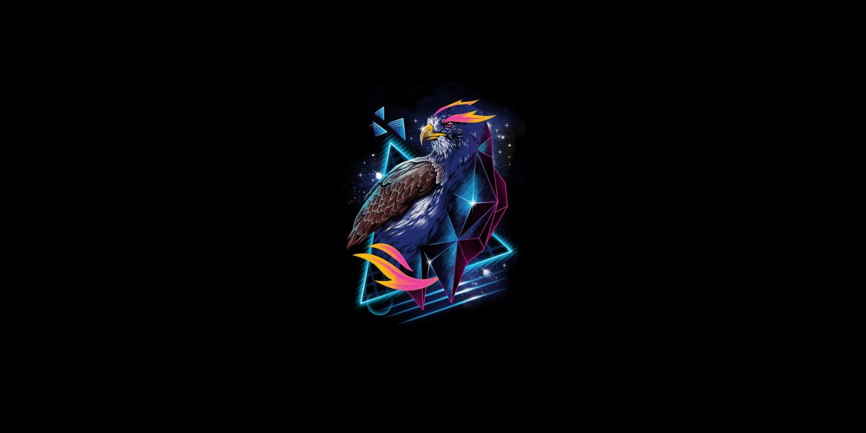 Eagle Minimal Black 4k