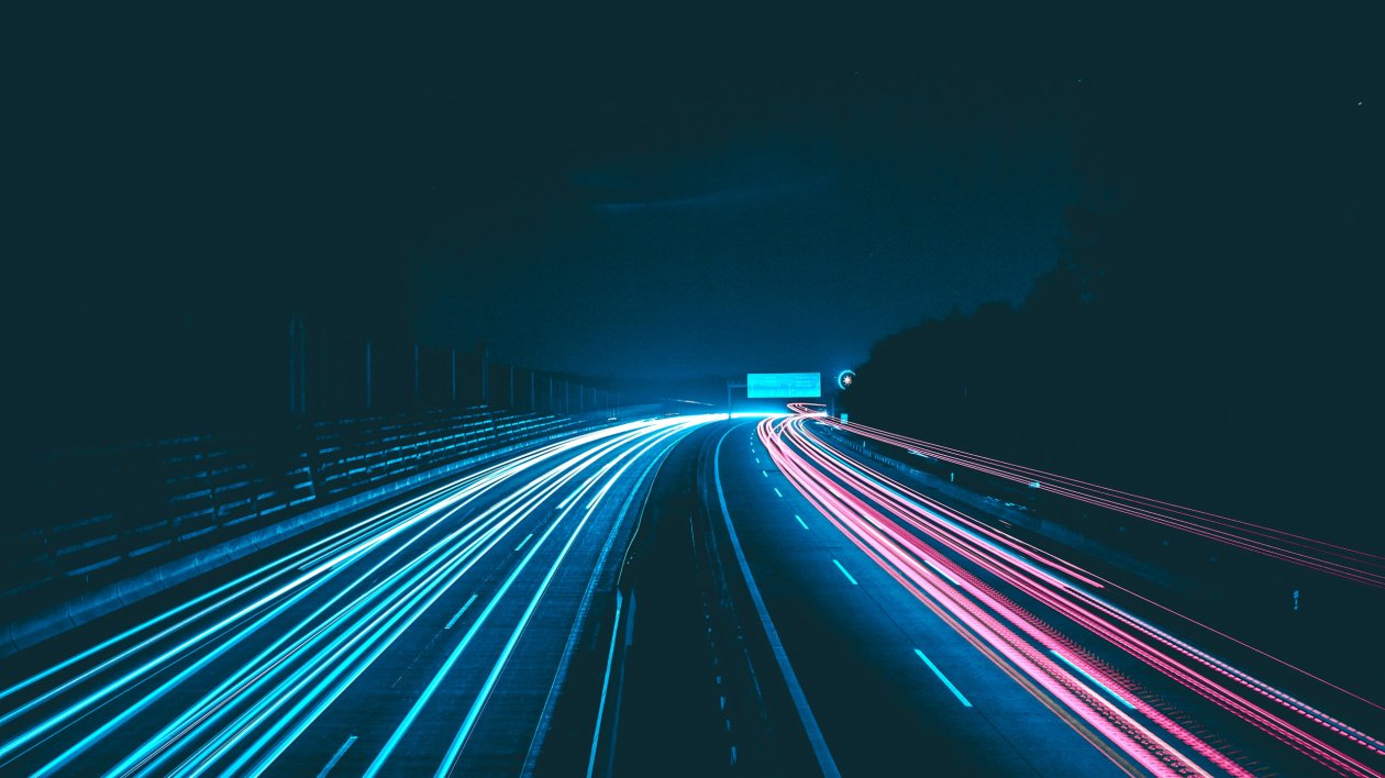 Night Lights Road