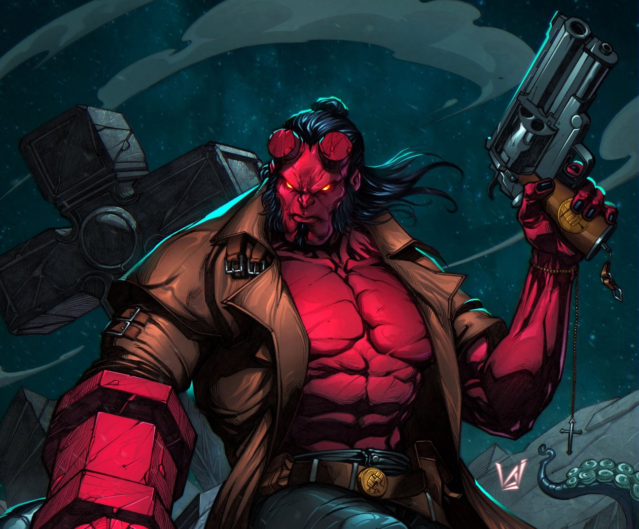 Hellboy 4k Art