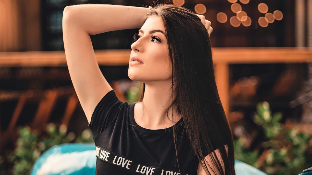 Beautiful Girl Looking Away