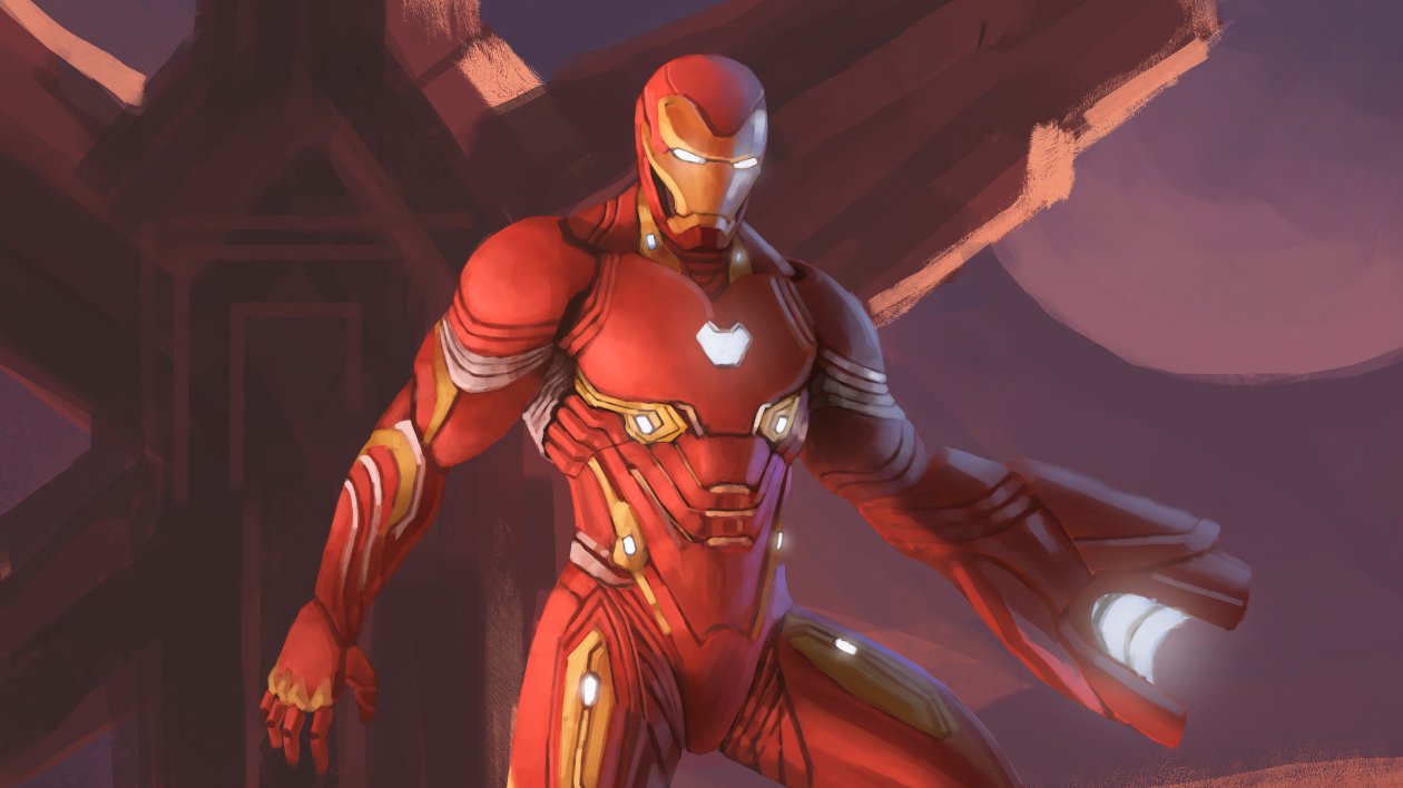 Iron Man Nano Suit Fan Art 5k