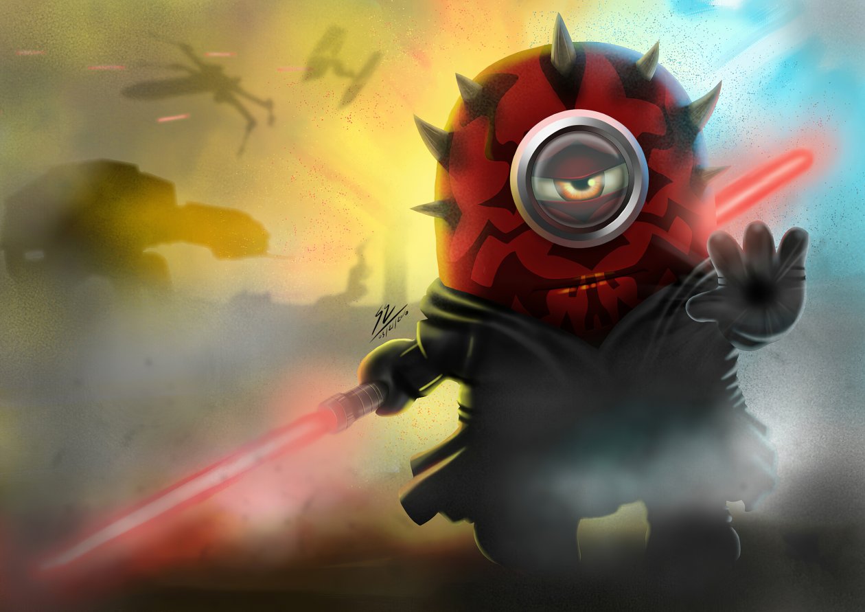 Minion As Darth Maul