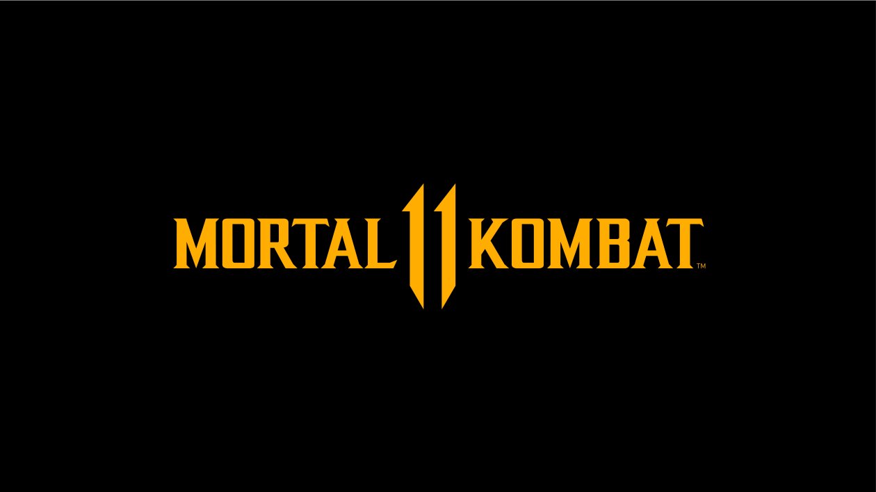 Mortal Kombat 11 Logo Dark Black 8k