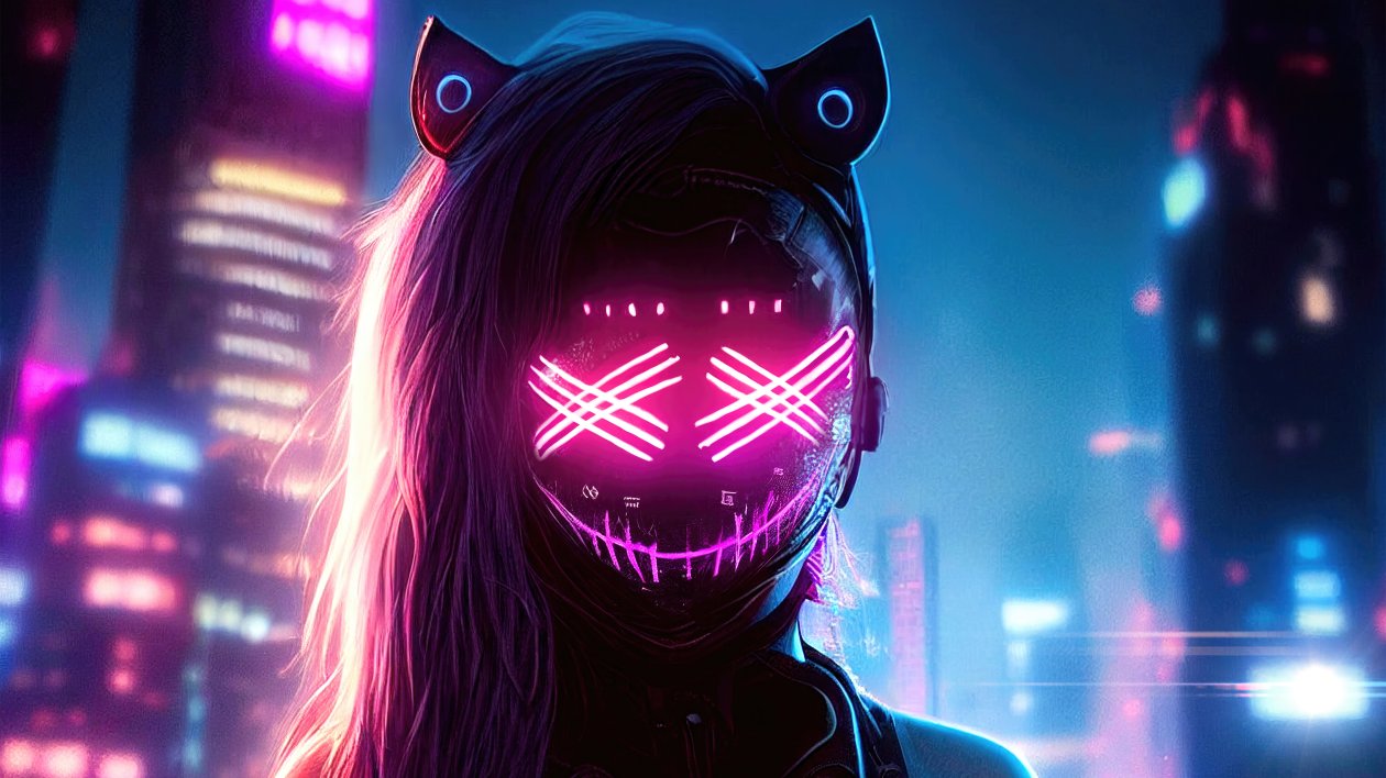 Cat Warrior Scifi Girl 5k