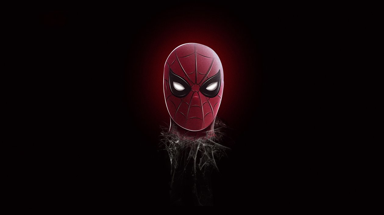 Spider Man Mask Minimalism 5k
