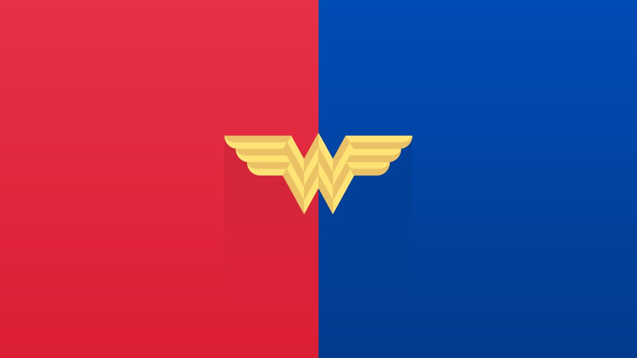 Wonder Woman Old Logo Minimal 8k