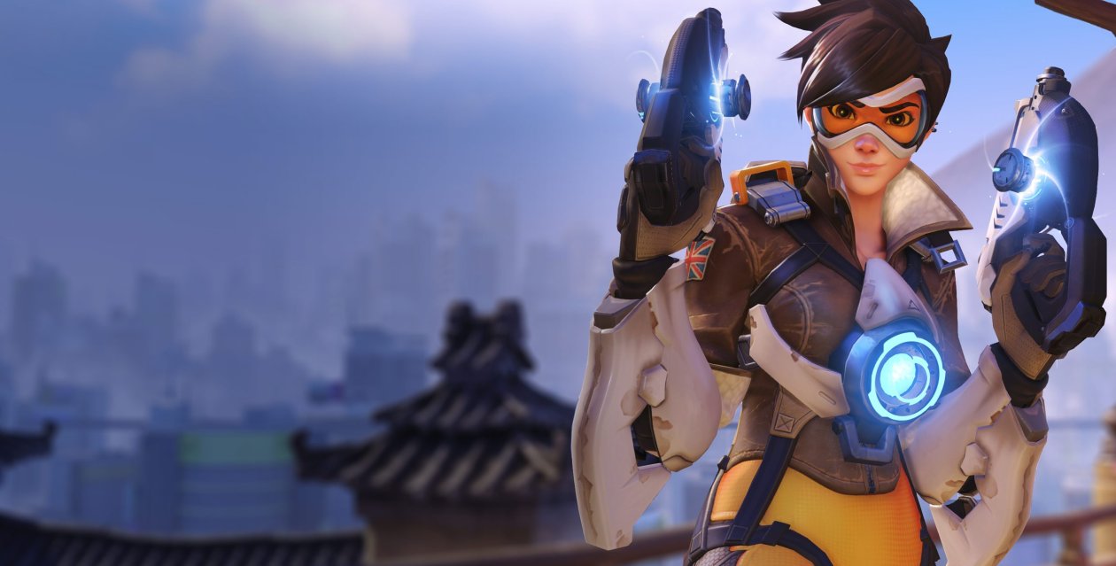 Tracer In Overwatch Game