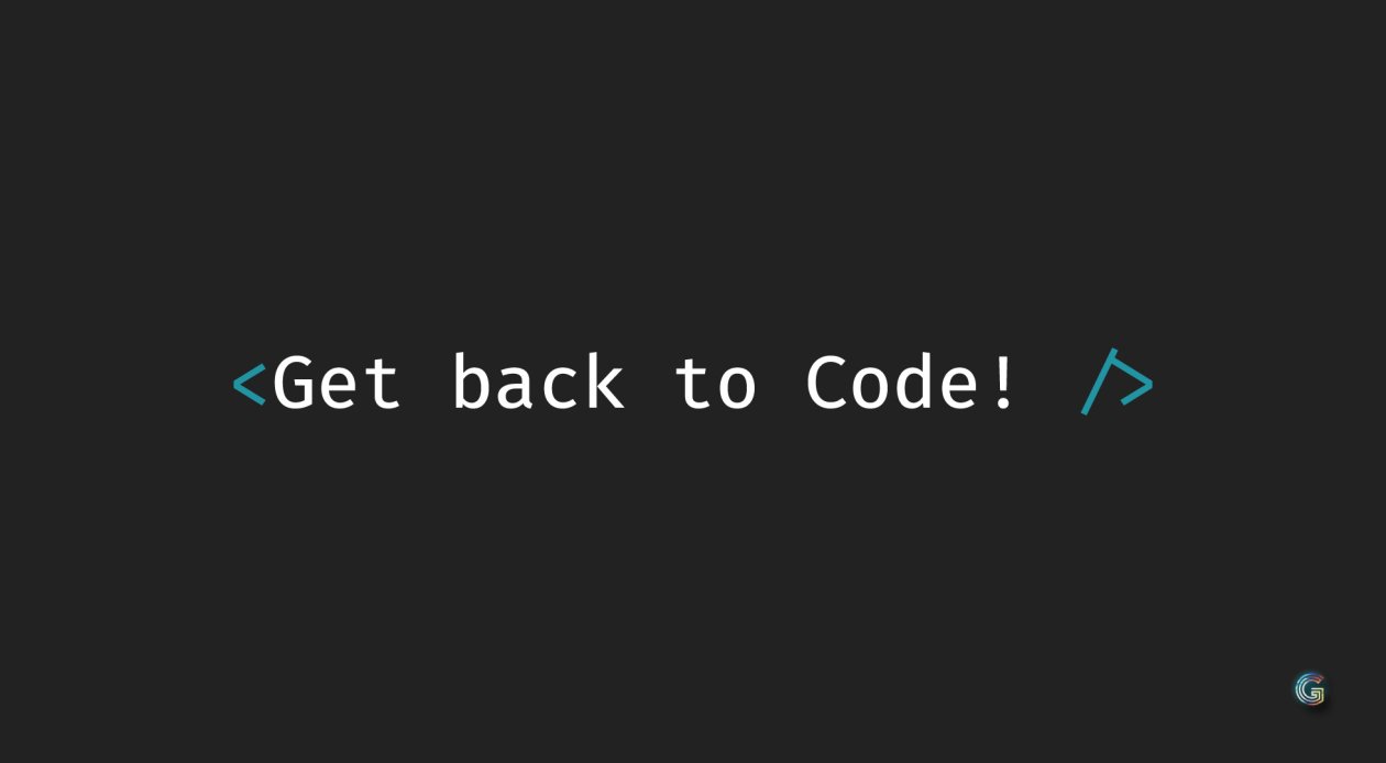 Get Back To Code