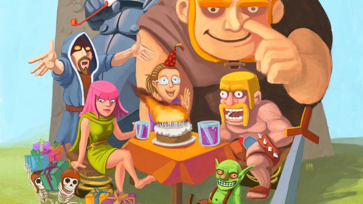 Clash Of Clans Drawing Art