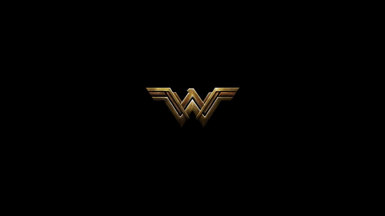 Wonder Woman Dark Logo 4k