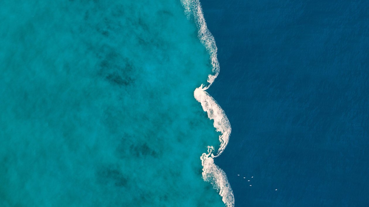 Aerial Blue Ocean