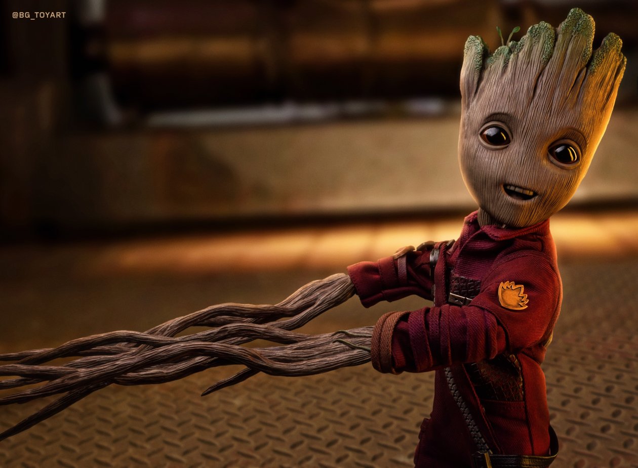 Baby Groot 5k 2018 Artwork