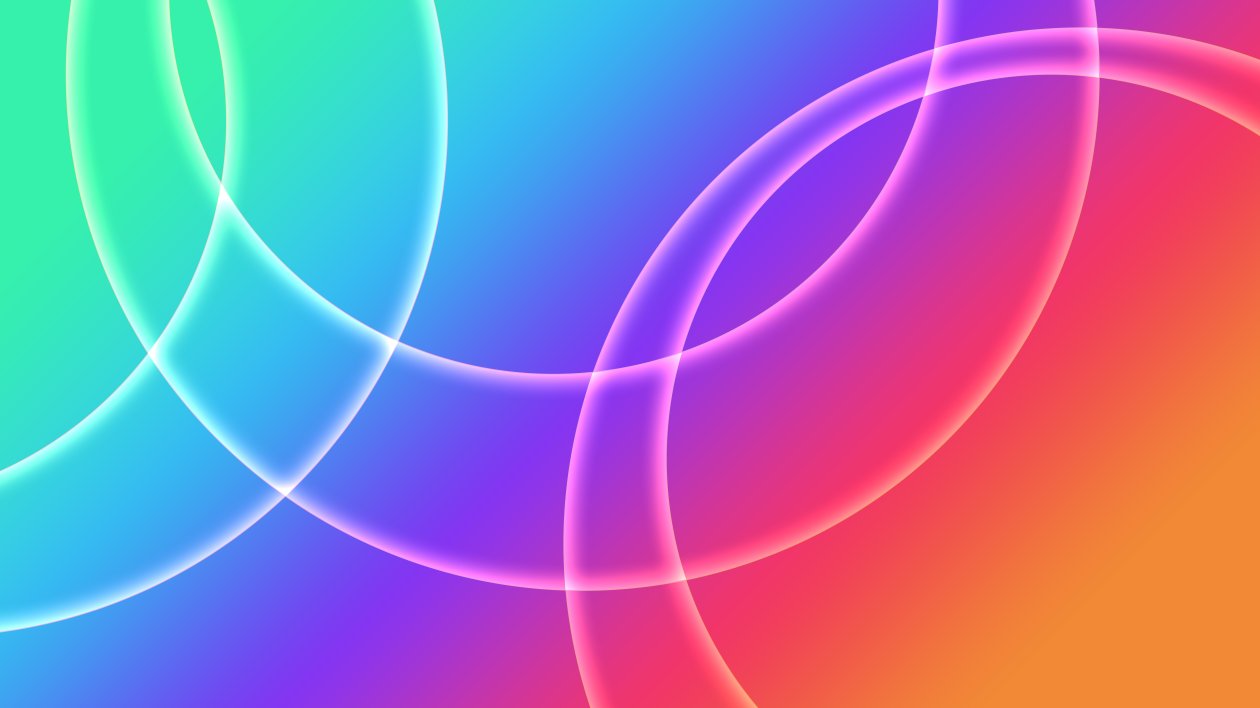 Multiple Circles Abstract Blur 8k