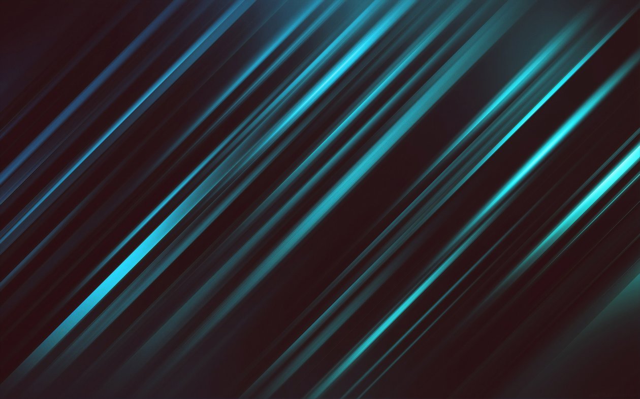 Abstract Dark Glowing Lines 4k