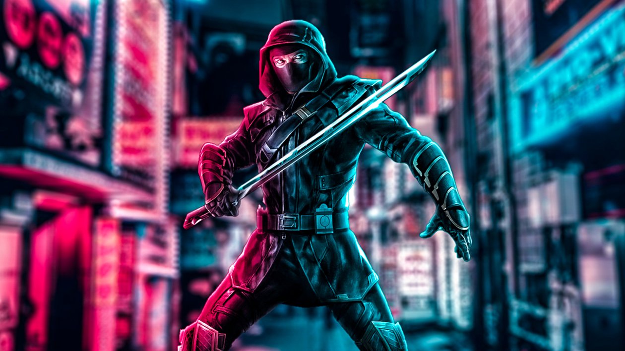 Ronin Neon Art