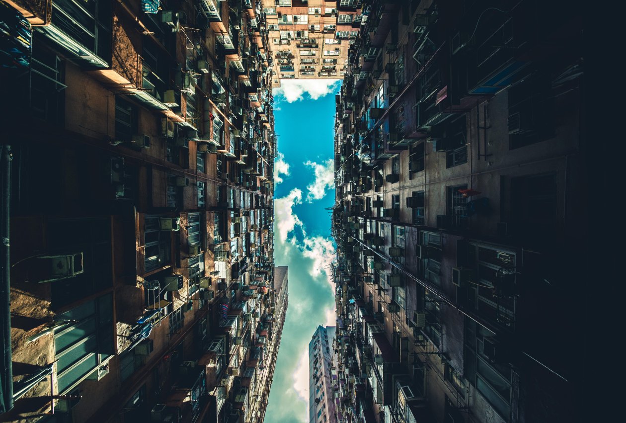 Building View From Bottom